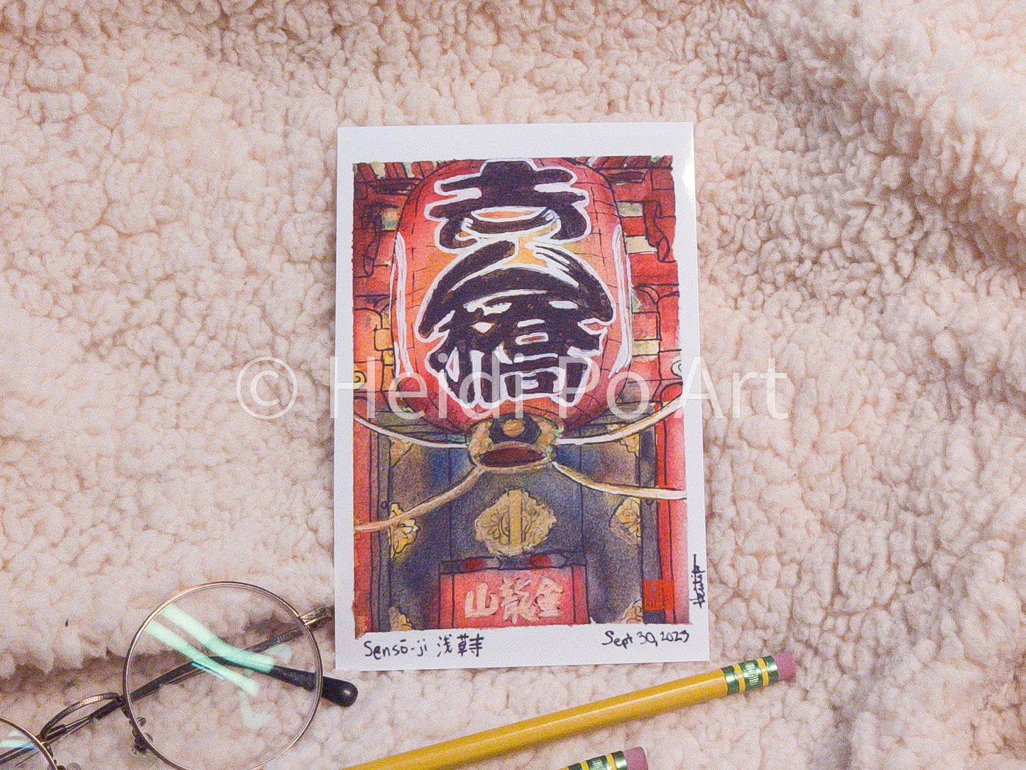 Sensoji at Night - Print