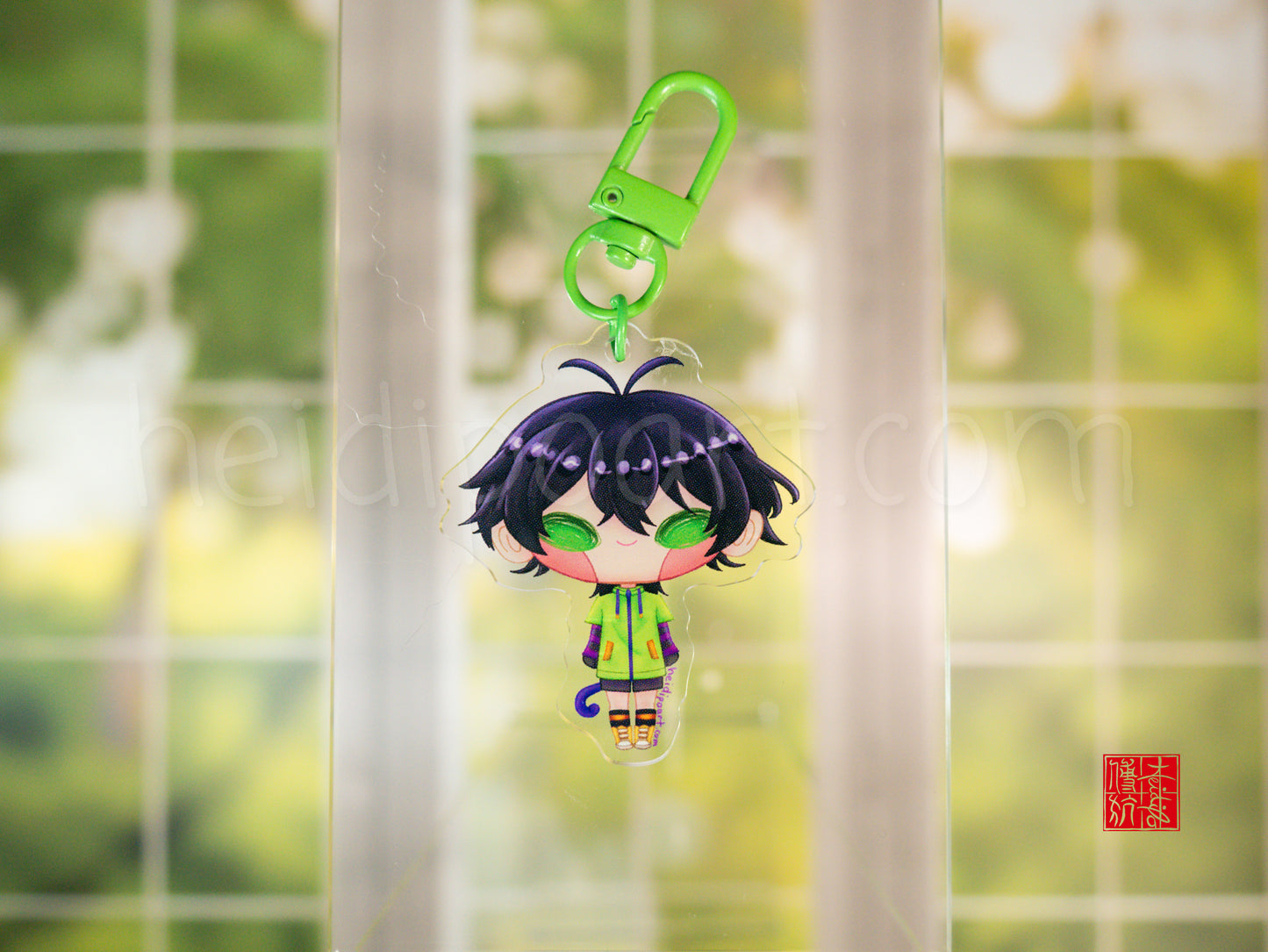 Cat SK8R - Keychain