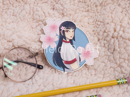 Sakura (Cherry Blossom) Flower Girl - Sticker