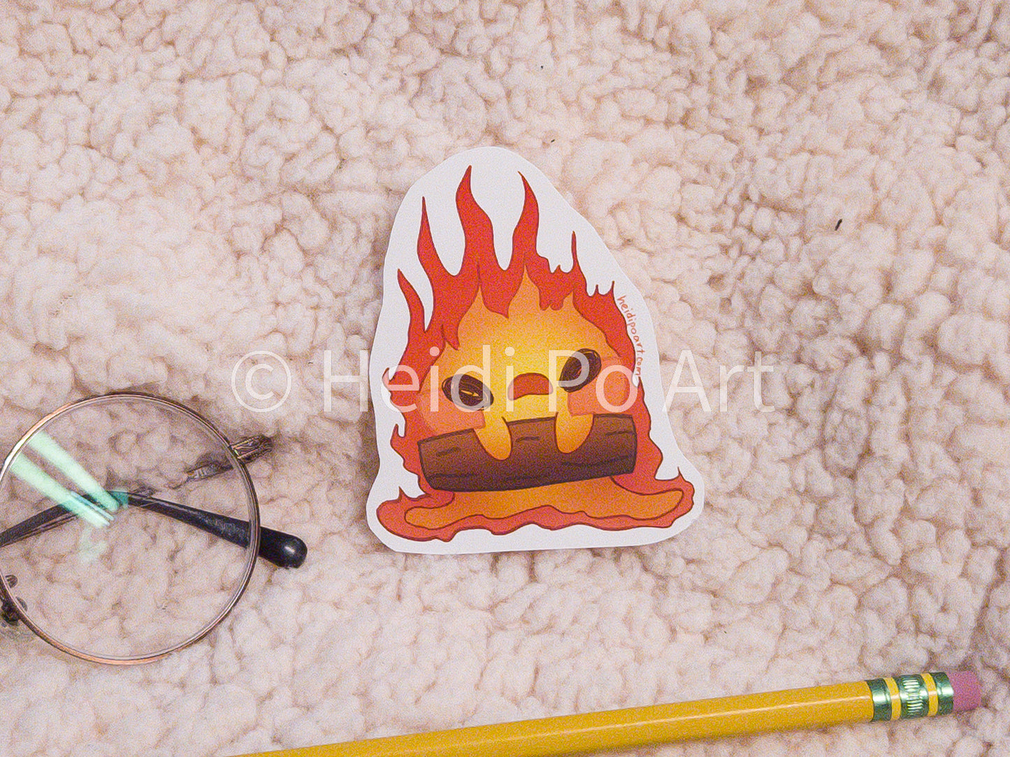 Fallen Star Log - Sticker
