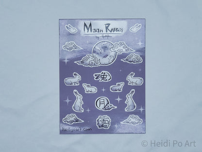 Moon Rabbits Sticker Sheets