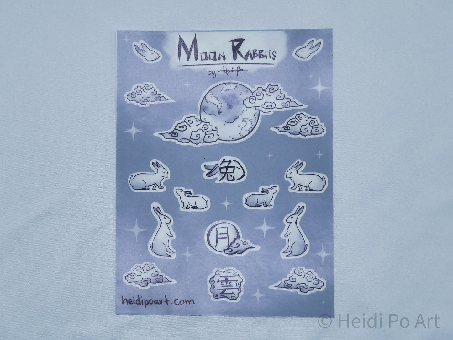 Moon Rabbits Sticker Sheets