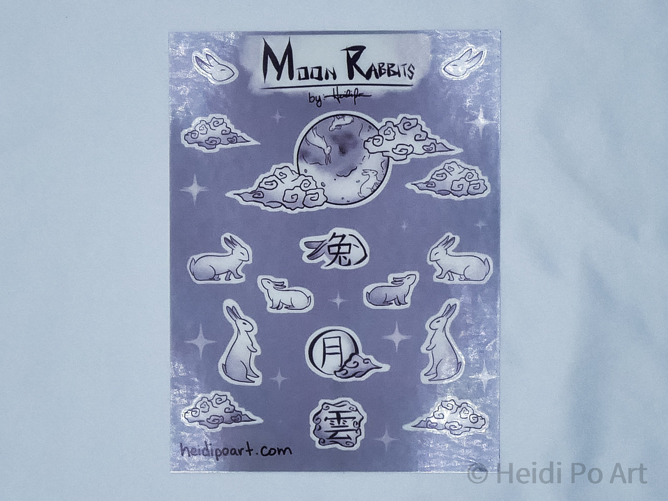 Moon Rabbits Sticker Sheets