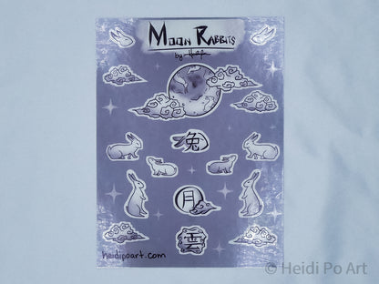 Moon Rabbits Sticker Sheets