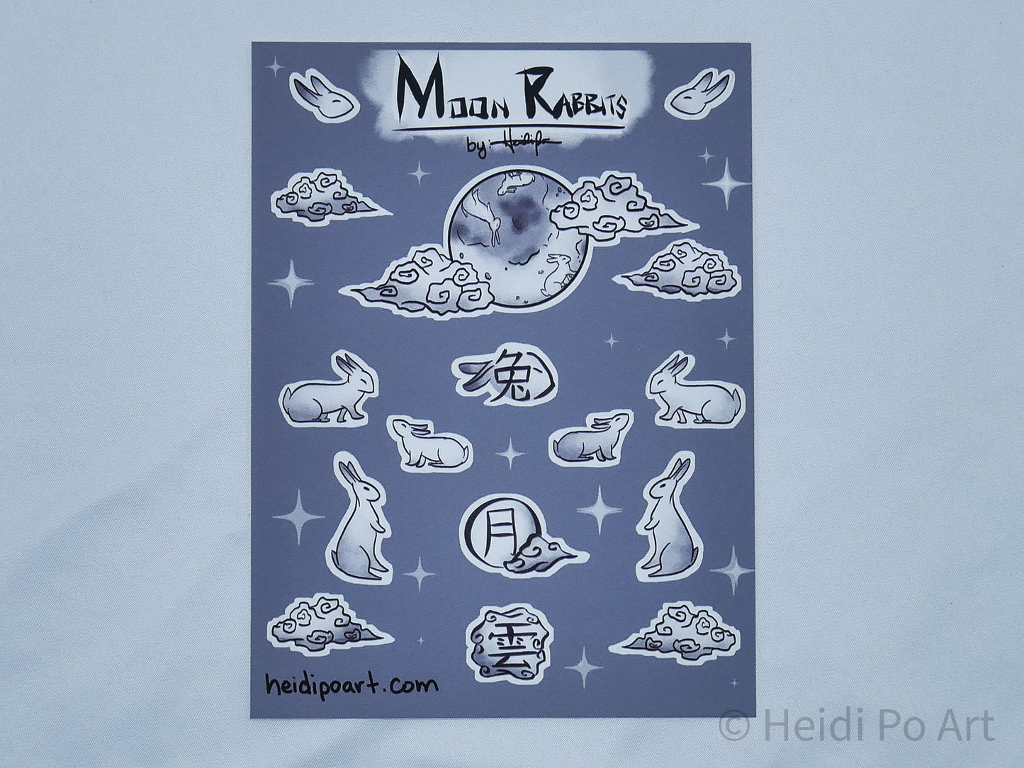 Moon Rabbits Sticker Sheets